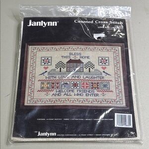 Counted Cross Stitch Kit janlynn Love and Laughter sealed